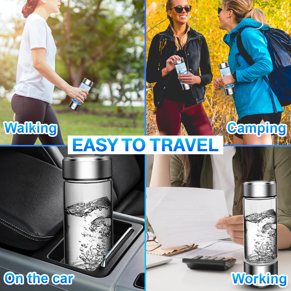 Hydrogen Water Bottle - SPE/PEM Technology