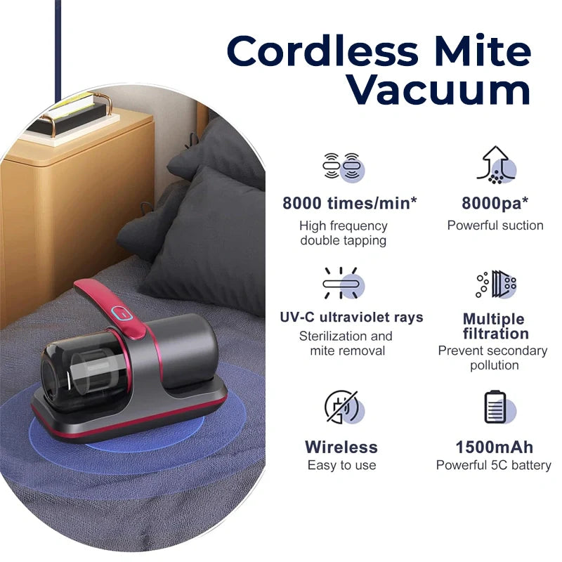 Handheld UV Dust & Mite Vacuum Cleaner