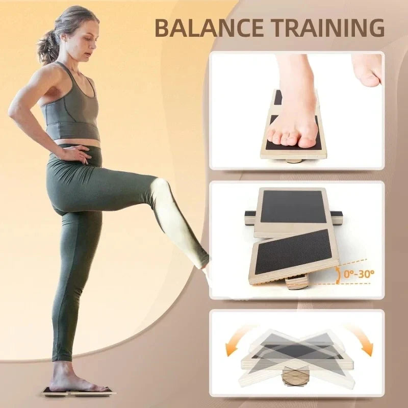 Single-Leg Balance - Ankle Rehab Board