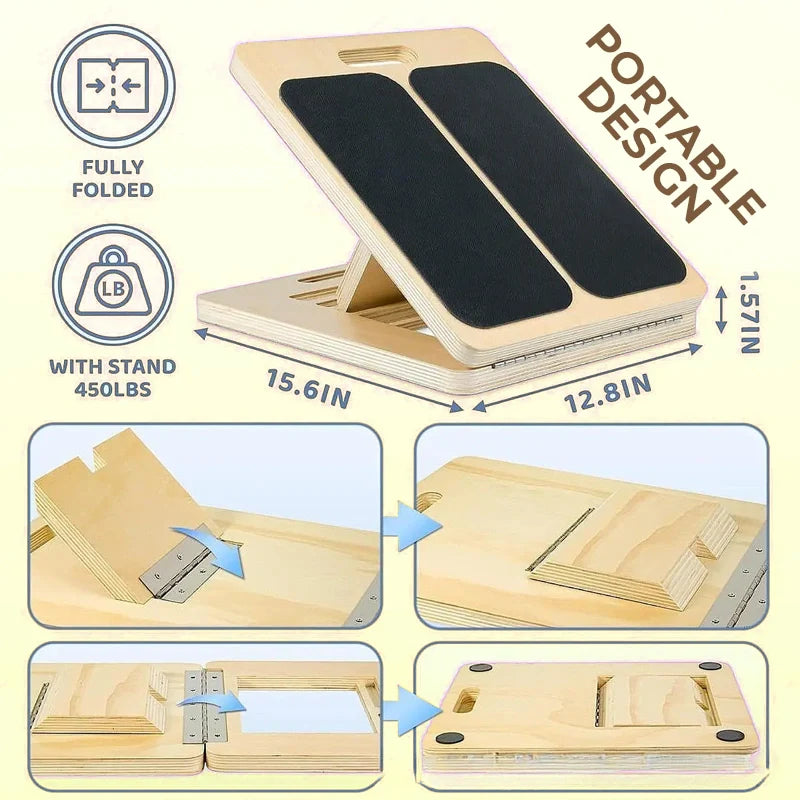 Single-Leg Balance - Ankle Rehab Board