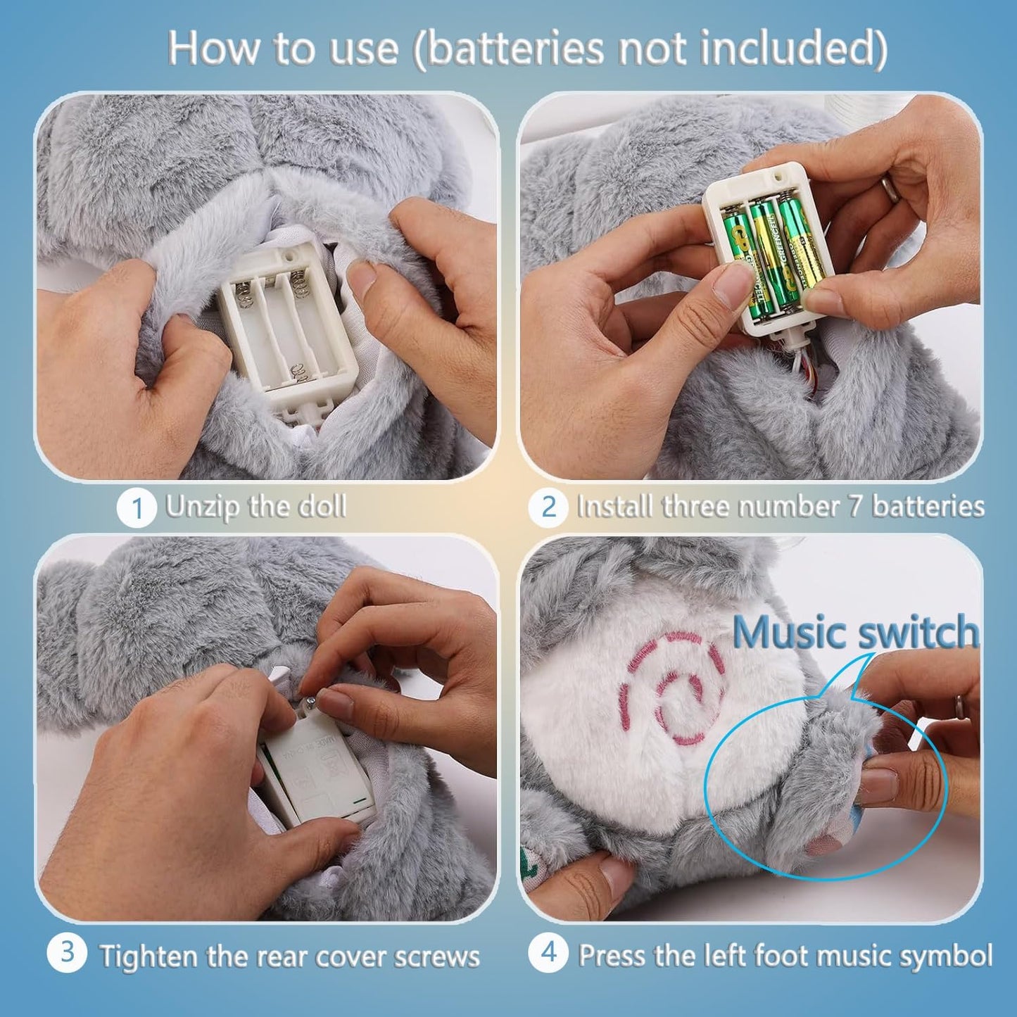 The Relief Koala Sleeping Plush Breathing