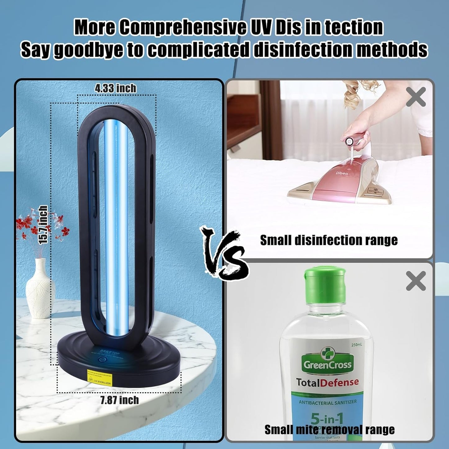 Lampe désinfectante UV originale