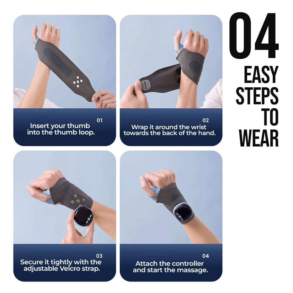 3-in-1 Wrist Support Low EMS Therapy Wrist Brace