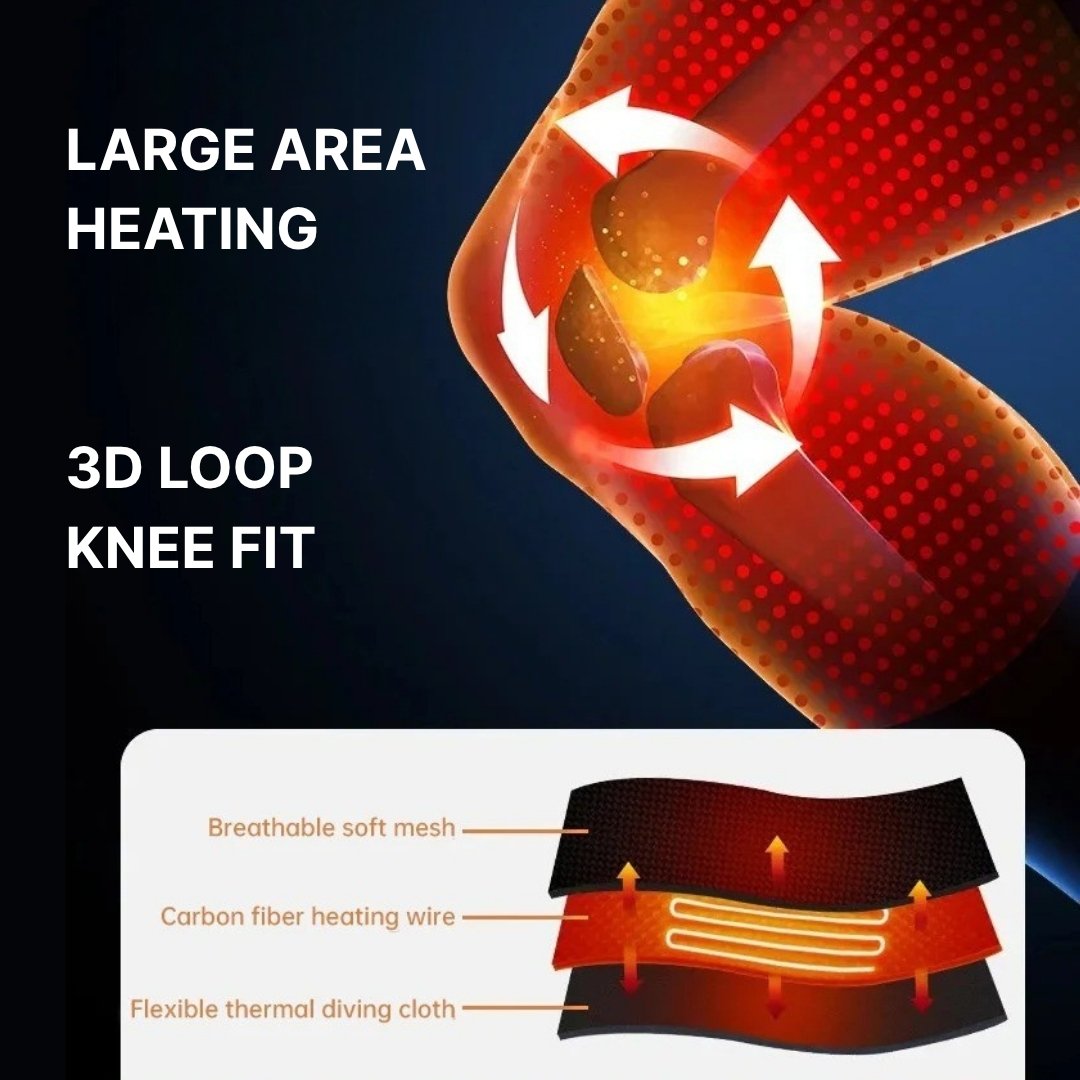 Electric Heated Knee Massager Brace