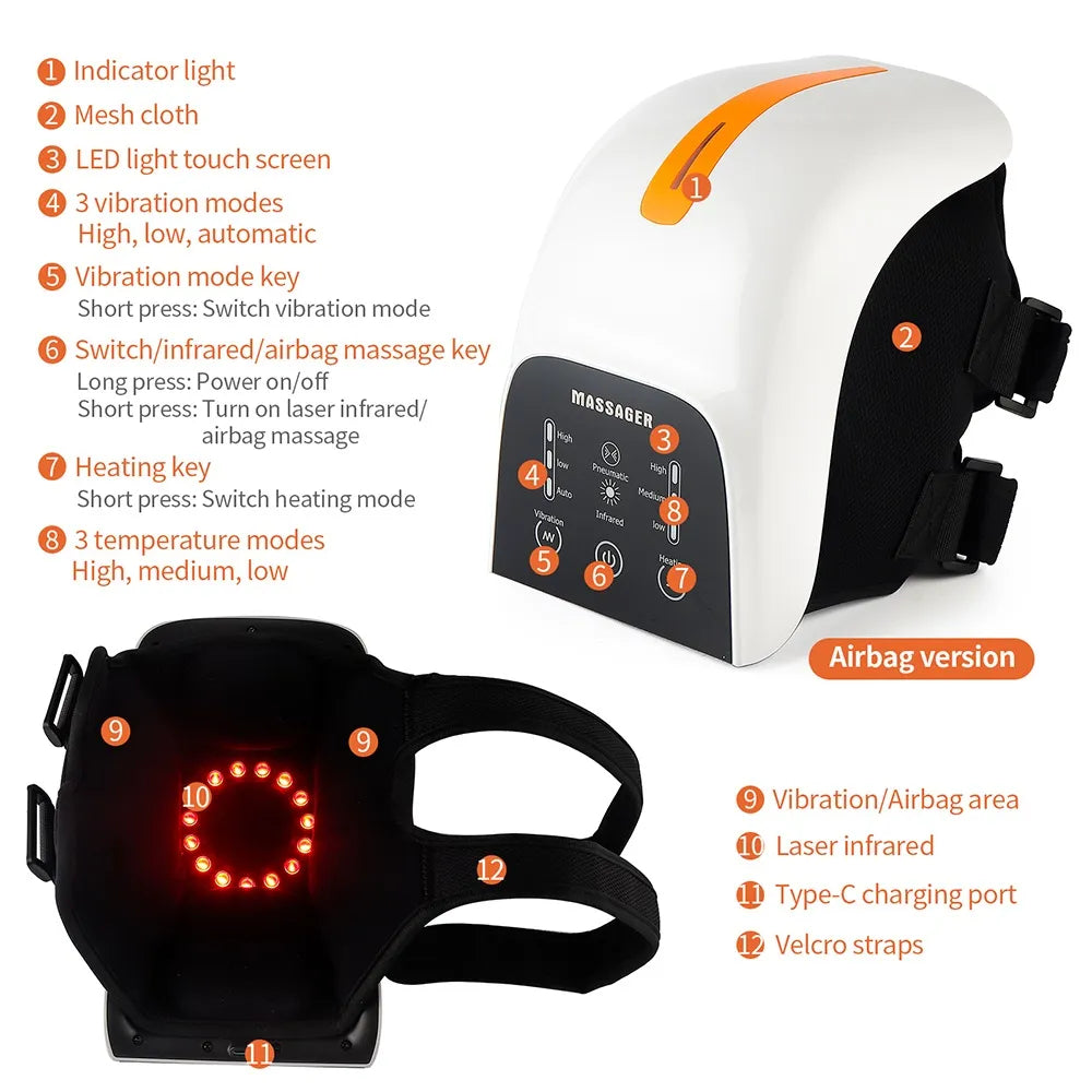 Triple Therapy Knee Massager