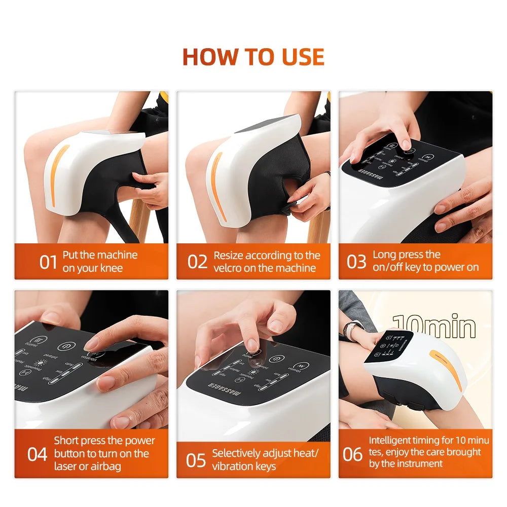 Triple Therapy Knee Massager