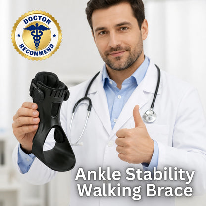 NeckNix Adjustable Ankle Drop Foot Stability Orthosis Walking Brace