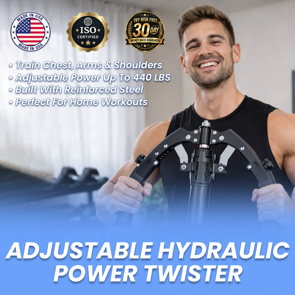 Entrenador Muscular Hidráulico - Fuerza de Cuerpo Completo en Casa