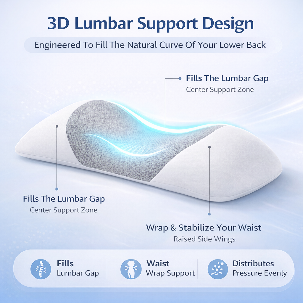 Almohada ortopédica para la ciática