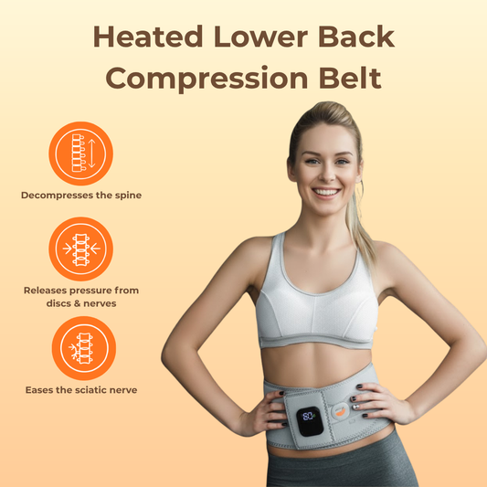 Heated Lower Back Compression Belt