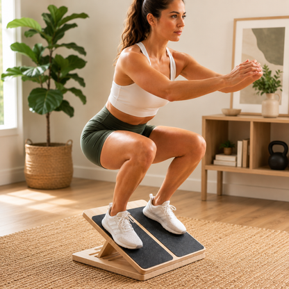 Equilibrio en una pierna - Tabla de rehabilitación de tobillo