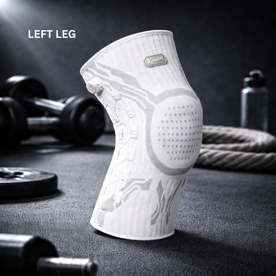 Adjustable Dial Knee Support Brace for Sports Protection