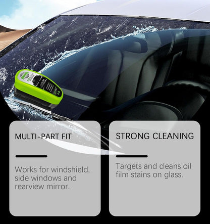 Upgraded Car Windshield Cleaner | Oil Film Cleaning Brush for Car