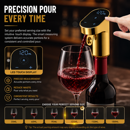 Premium Wine Aerator, Preserver & Dispenser