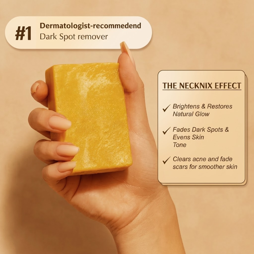 Necknix Brightening Soap - Turmeric & Kojic Acid