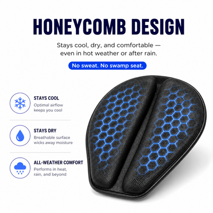 Rider Cushion – Motorcycle Seat Cushion for Comfort & Shock Absorption