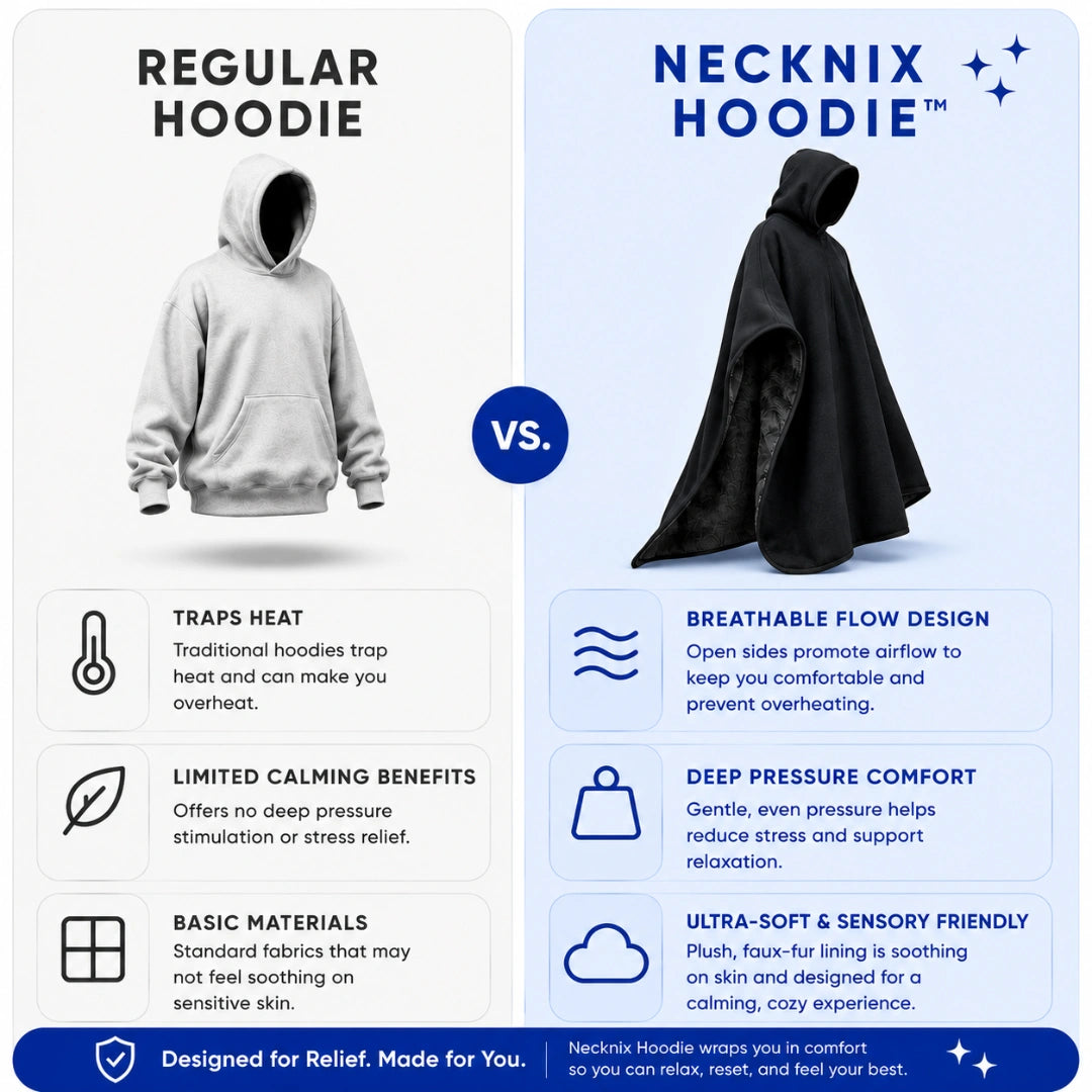 Necknix UltraSoft Weighted Relaxation Hoodie