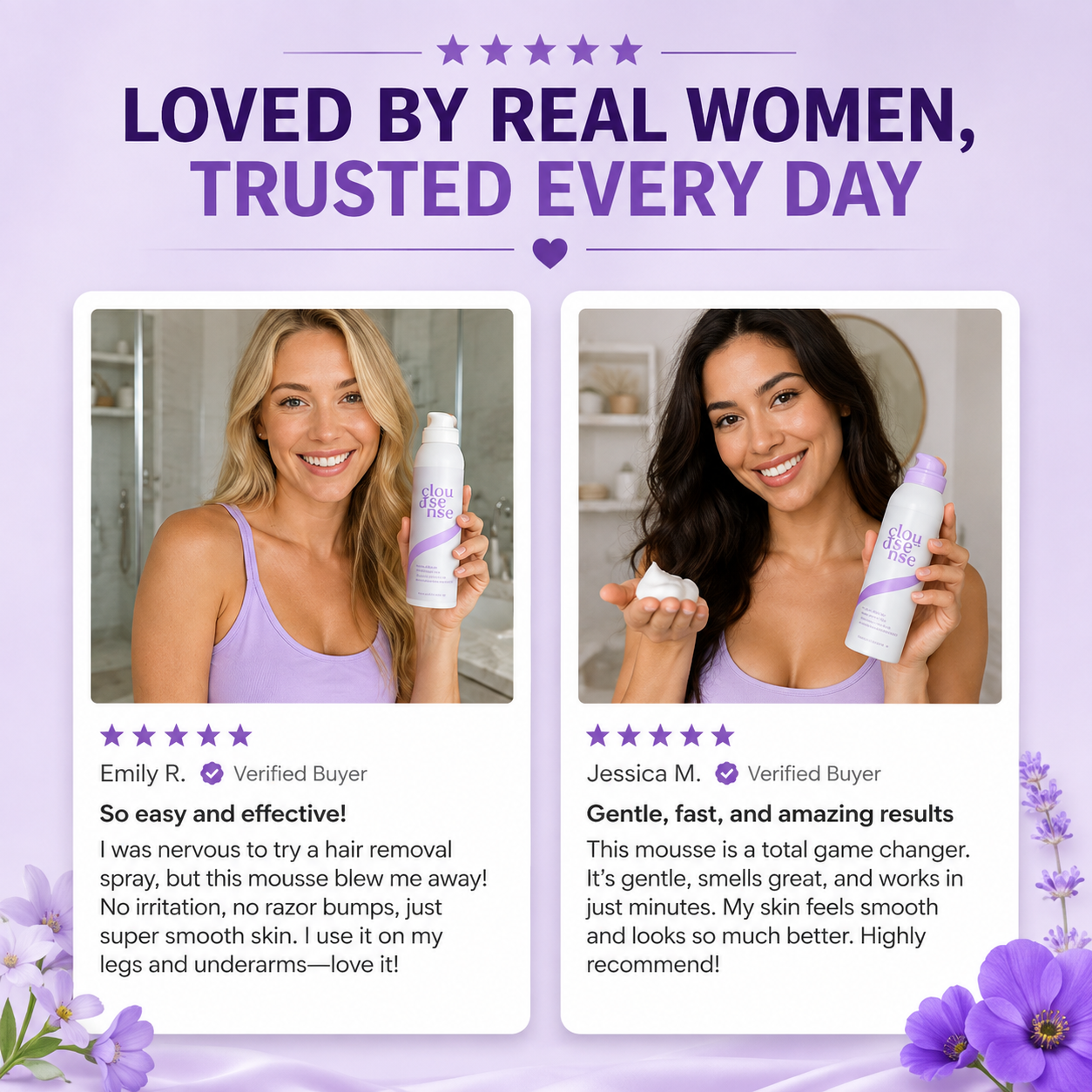 Smooth Hair Removal Spray for Sensitive Skin
