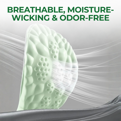 4D Cloud Technology Sports Insoles – Shock-Absorbing, Breathable & Arch Support Shoe Inserts