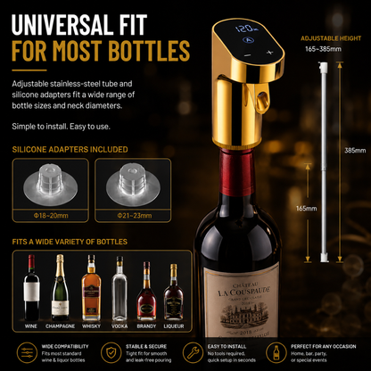 Premium Wine Aerator, Preserver & Dispenser