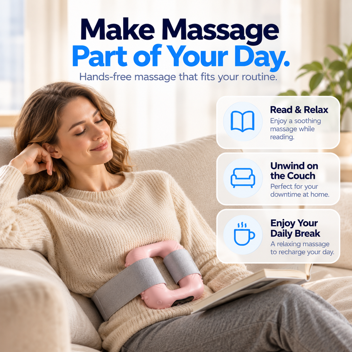 Necknix™ ProMini Hands-Free Vibration Massager