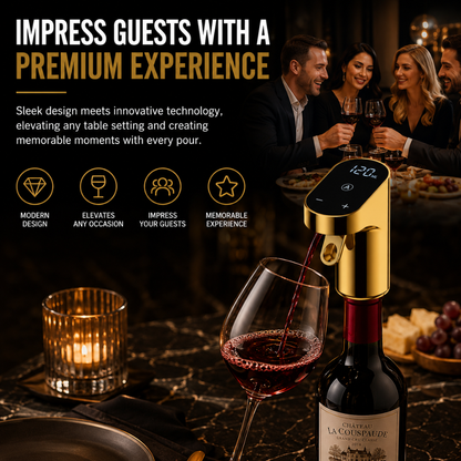 Premium Wine Aerator, Preserver & Dispenser