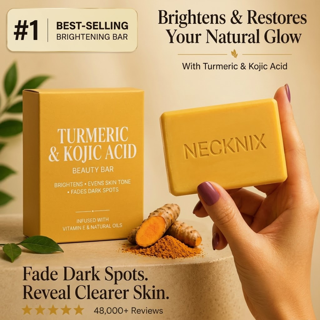 Necknix Brightening Soap - Turmeric & Kojic Acid