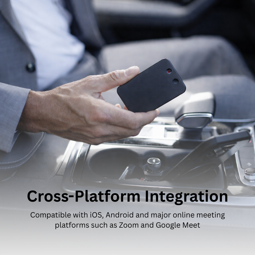 8GB Smart AI Voice Recorder – Wireless Call Recording with App Control & Real-Time Transcription