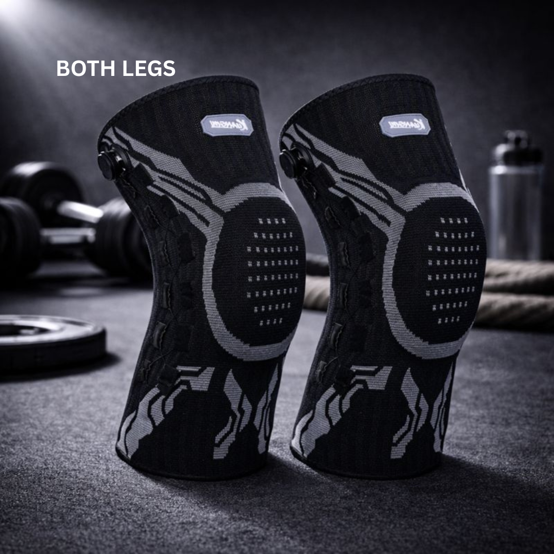 Adjustable Dial Knee Support Brace for Sports Protection