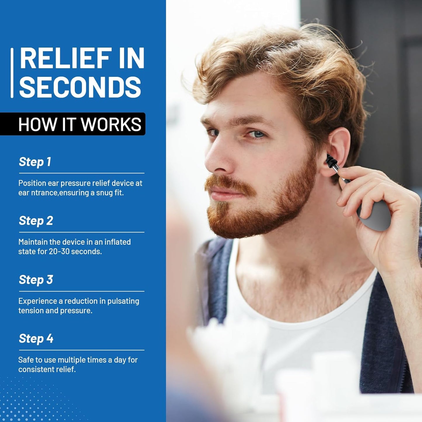 Instant Ear Tension & Pressure Relief Device