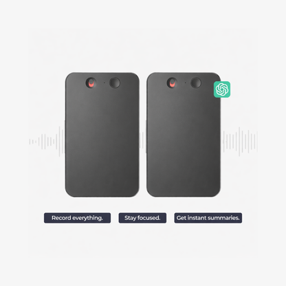 8GB Smart AI Voice Recorder – Wireless Call Recording with App Control & Real-Time Transcription