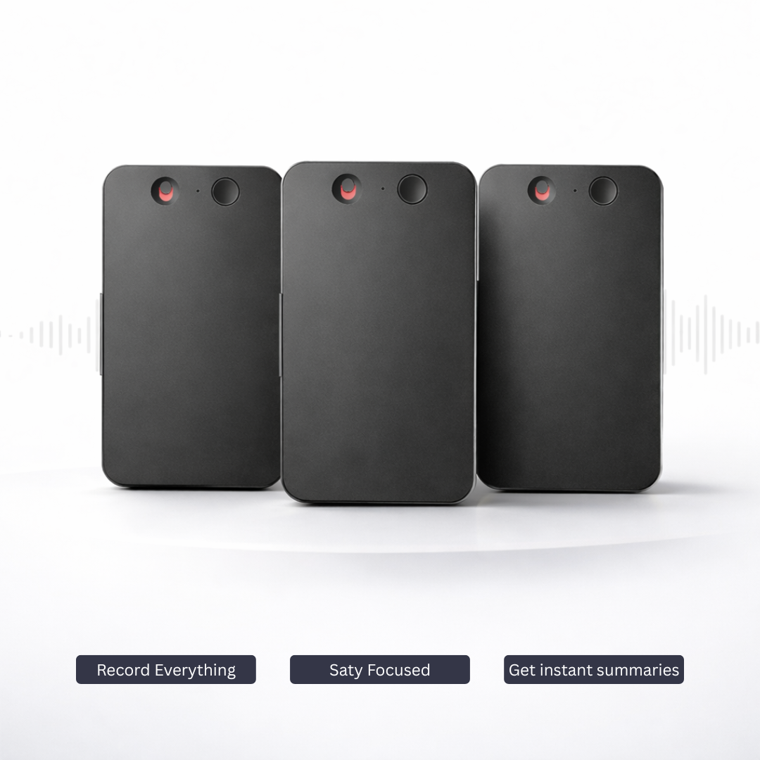 8GB Smart AI Voice Recorder – Wireless Call Recording with App Control & Real-Time Transcription