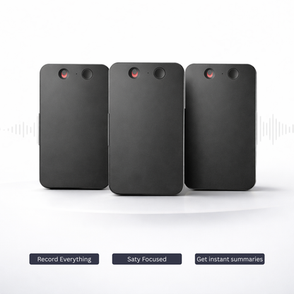 8GB Smart AI Voice Recorder – Wireless Call Recording with App Control & Real-Time Transcription