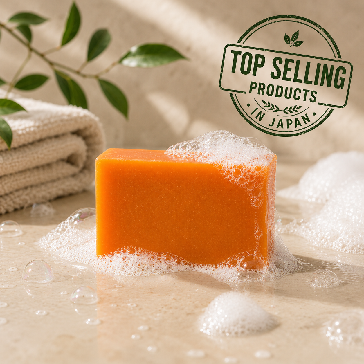 2026 Necknix Original Persimmon Soap – Deodorizing & Skin Cleansing Bar