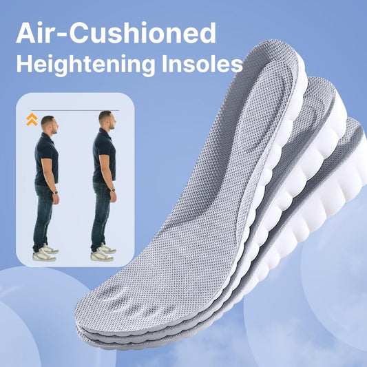 Air-Cushioned Heightening Insoles, Comfortable Arch Support & Shock-Absorbing