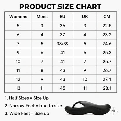 Pillow Arch Support Flip Flops