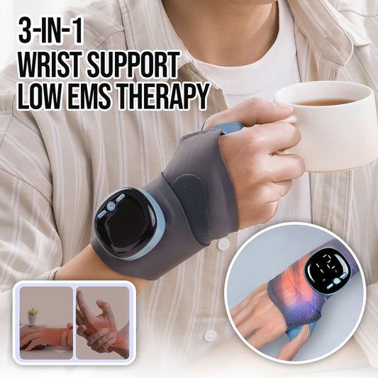 3-in-1 Wrist Support Low EMS Therapy Wrist Brace