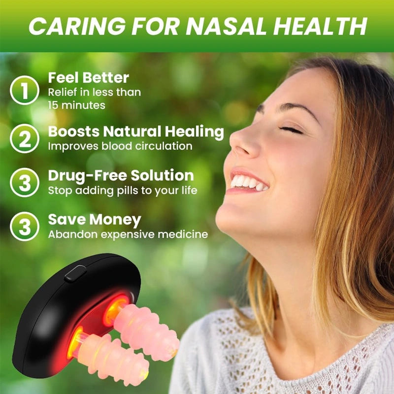 Alivio nasal avanzado con luz roja