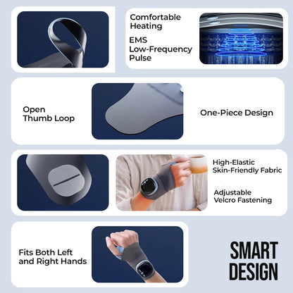 3-in-1 Wrist Support Low EMS Therapy Wrist Brace