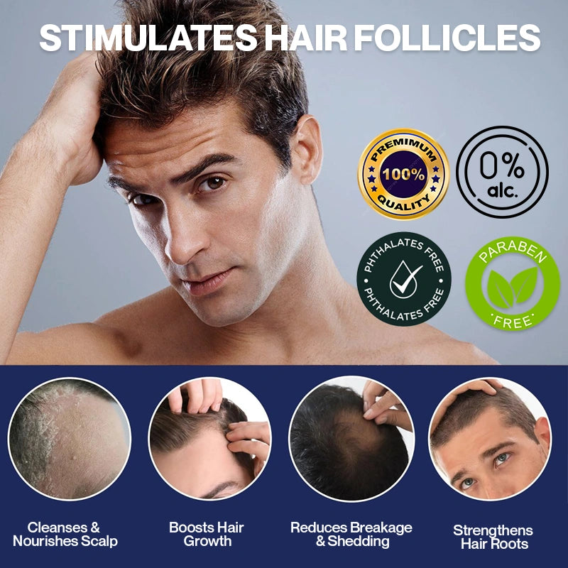 Root Activator Shampoo for Men Hair
