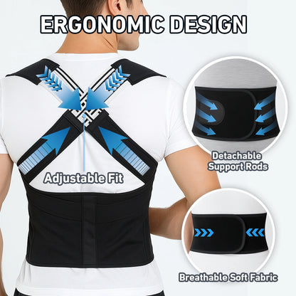 Premium Adjustable Posture Corrector Brace