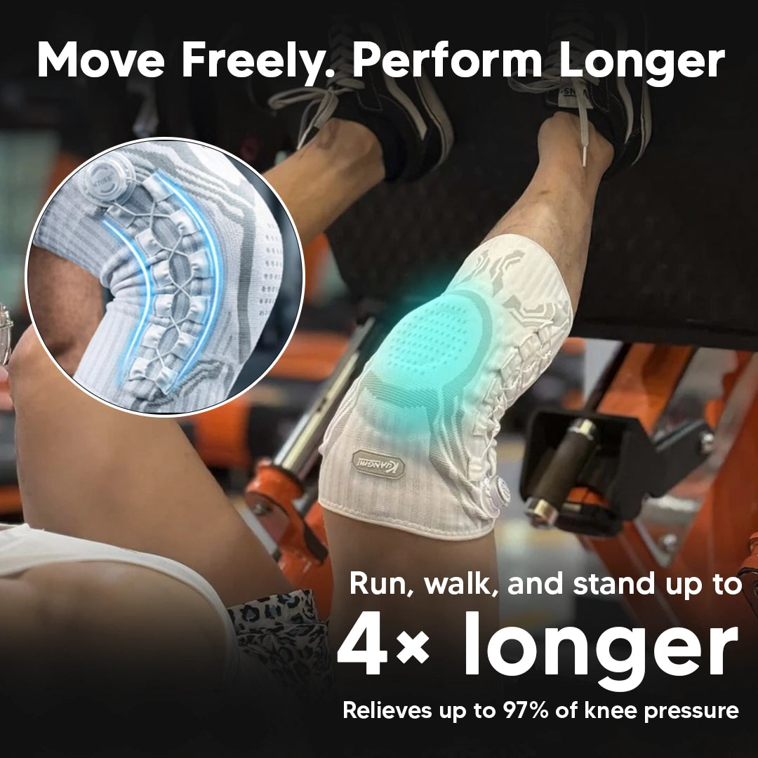 Adjustable Dial Knee Support Brace for Sports Protection