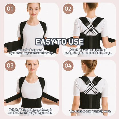 Premium Adjustable Posture Corrector Brace