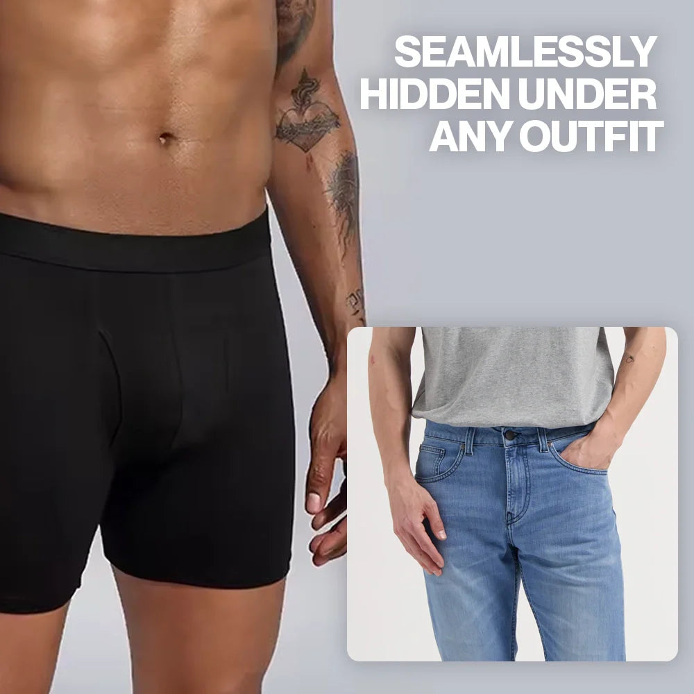 Men's Ultra-Absorbent Incontinence Boxer Trunks