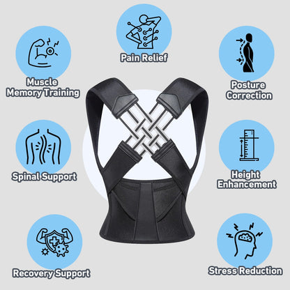 Premium Adjustable Posture Corrector Brace