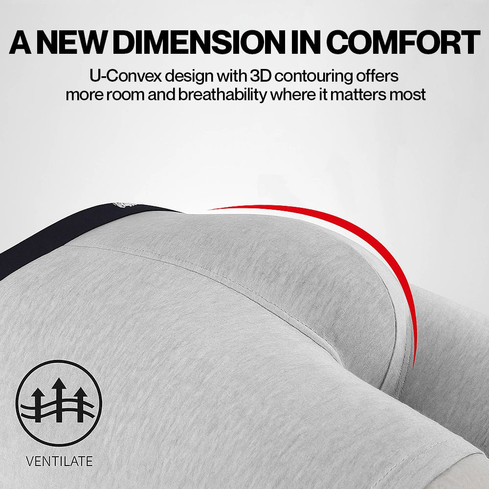 Men's Ultra-Absorbent Incontinence Boxer Trunks