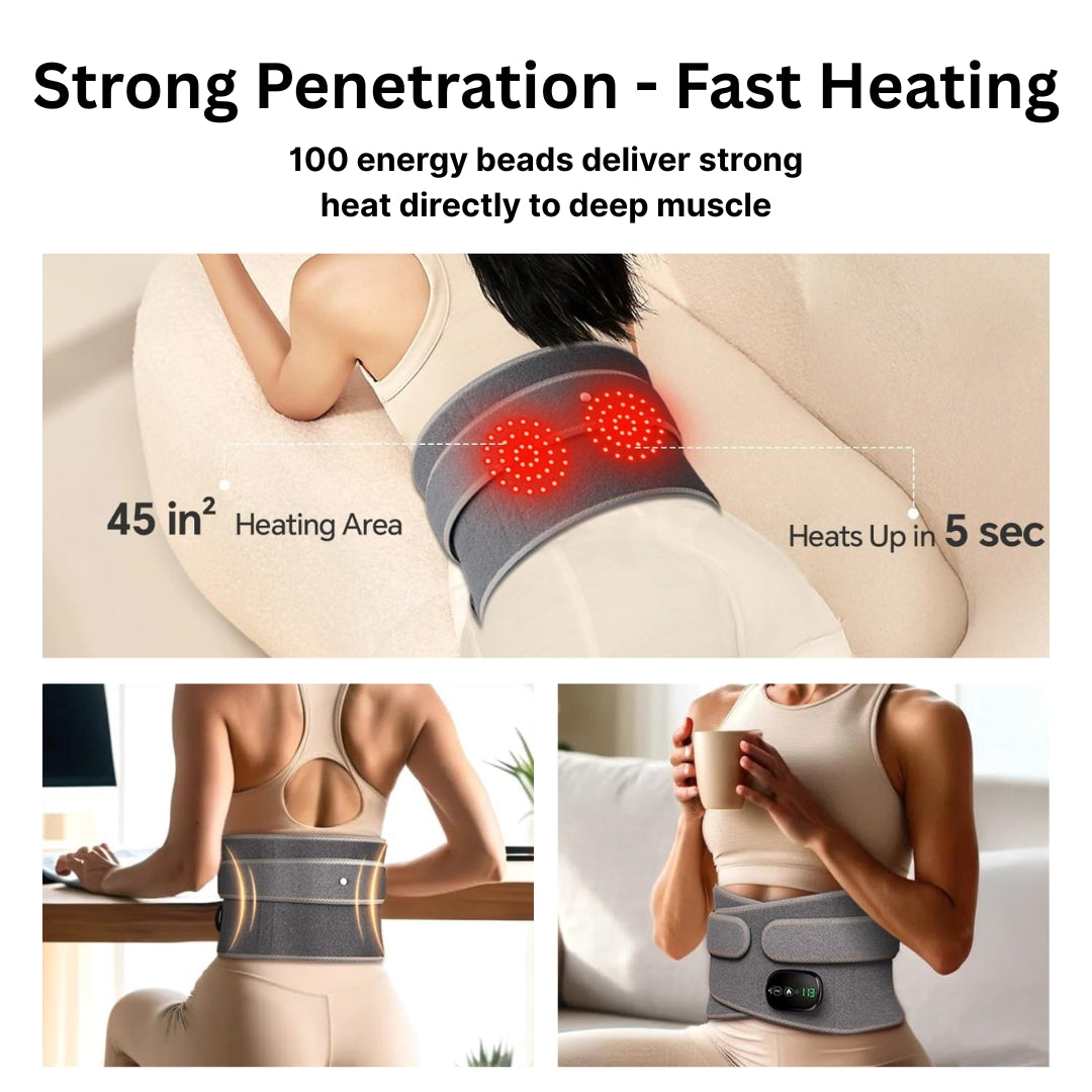 Ceinture de massage chauffante infrarouge électrique