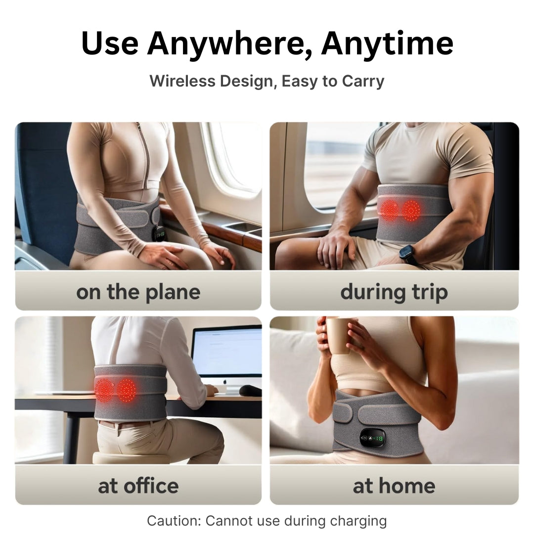 Ceinture de massage chauffante infrarouge électrique