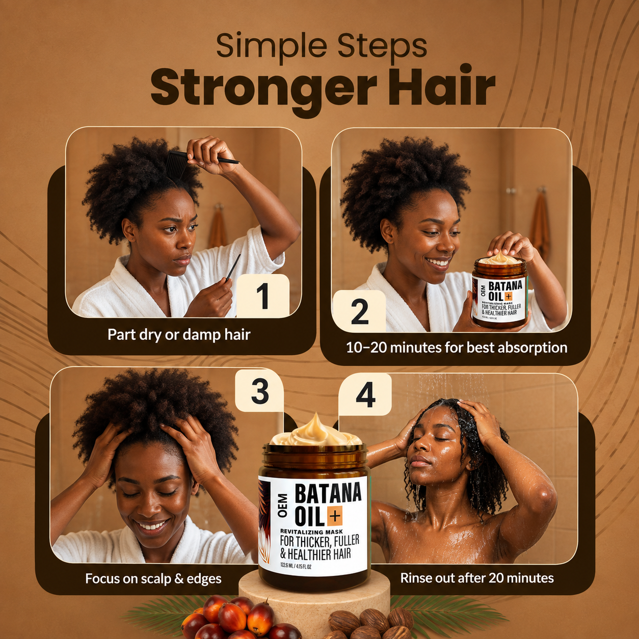 Necknix Batana Natural Hair Growth Oil
