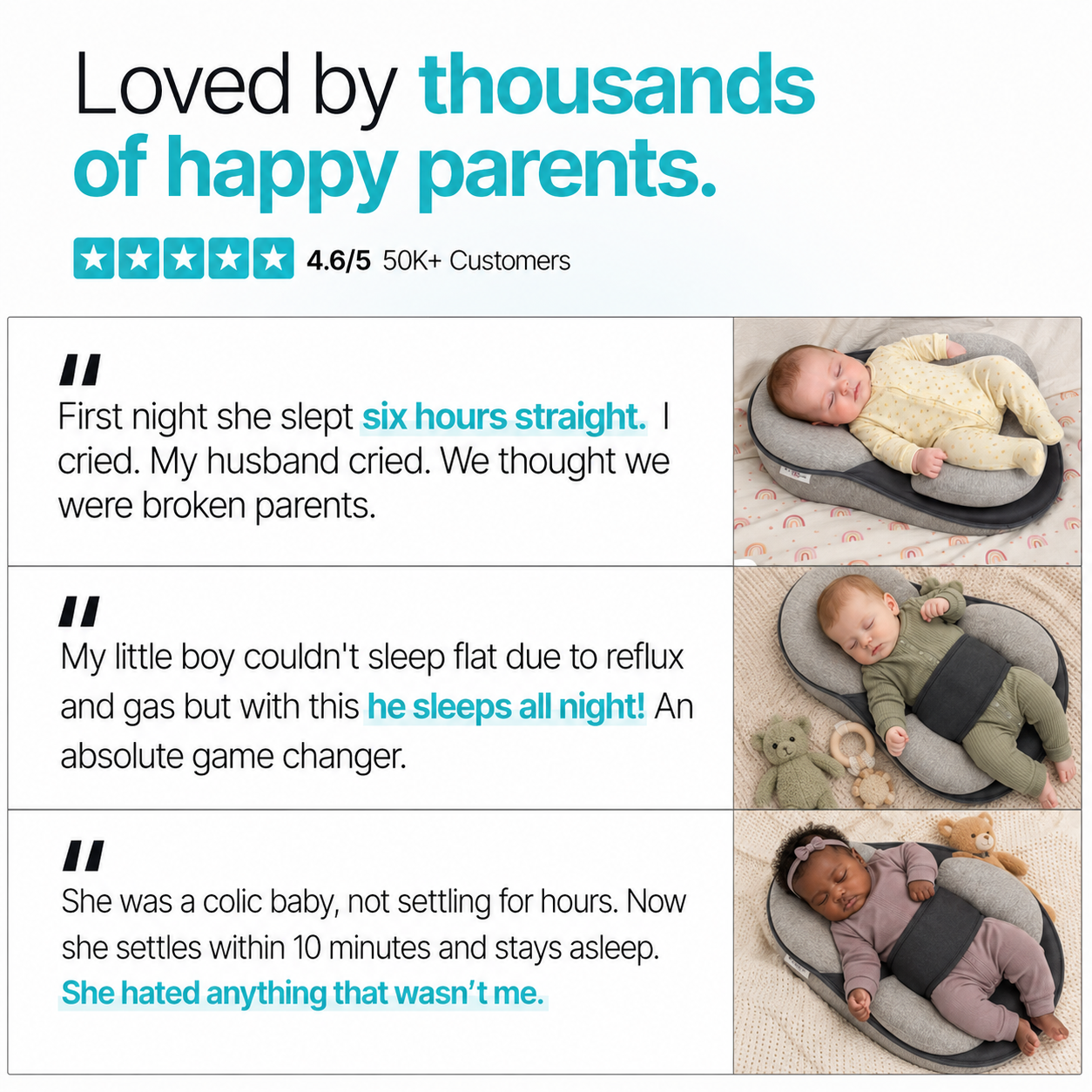 Necknix™ Baby Support Cradle